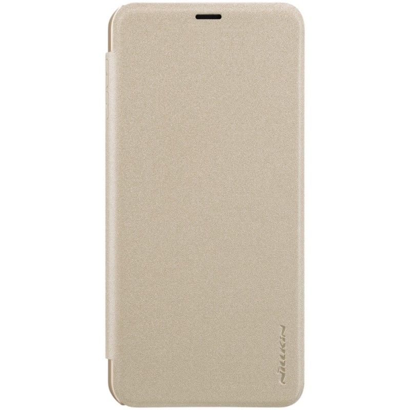 Læder Cover Samsung Galaxy J4 Plus Golden Mobilcover Nillkin