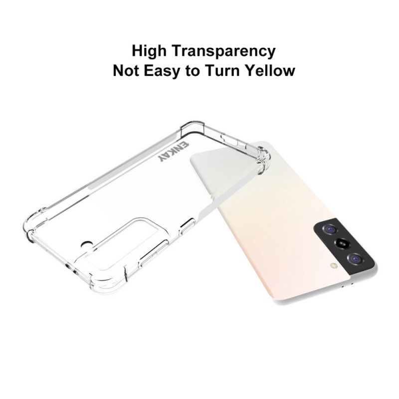 Cover for Samsung Galaxy S21 Plus 5G Enkay Shell Og Hærdet Glas Combo