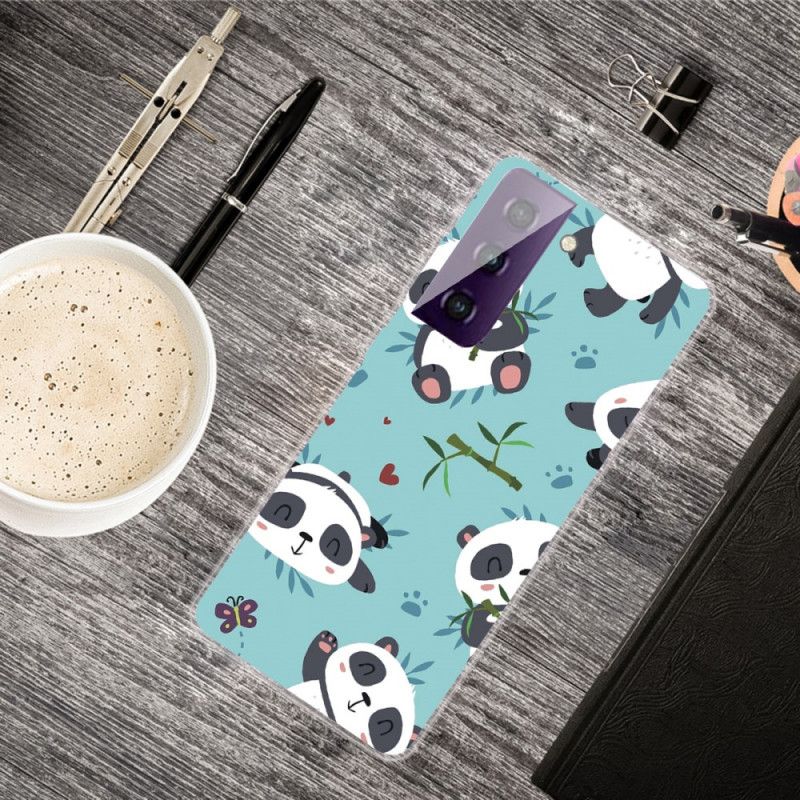 Cover for Samsung Galaxy S21 Plus 5G Pandaer Elsker Bambus