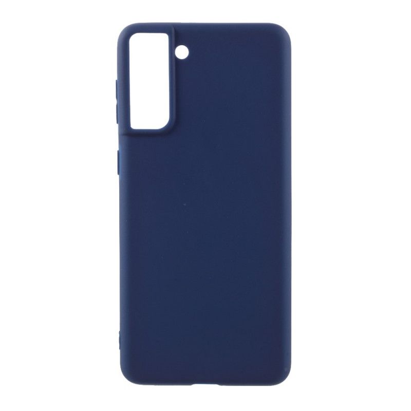 Cover for Samsung Galaxy S21 Plus 5G Sort Ensfarvet