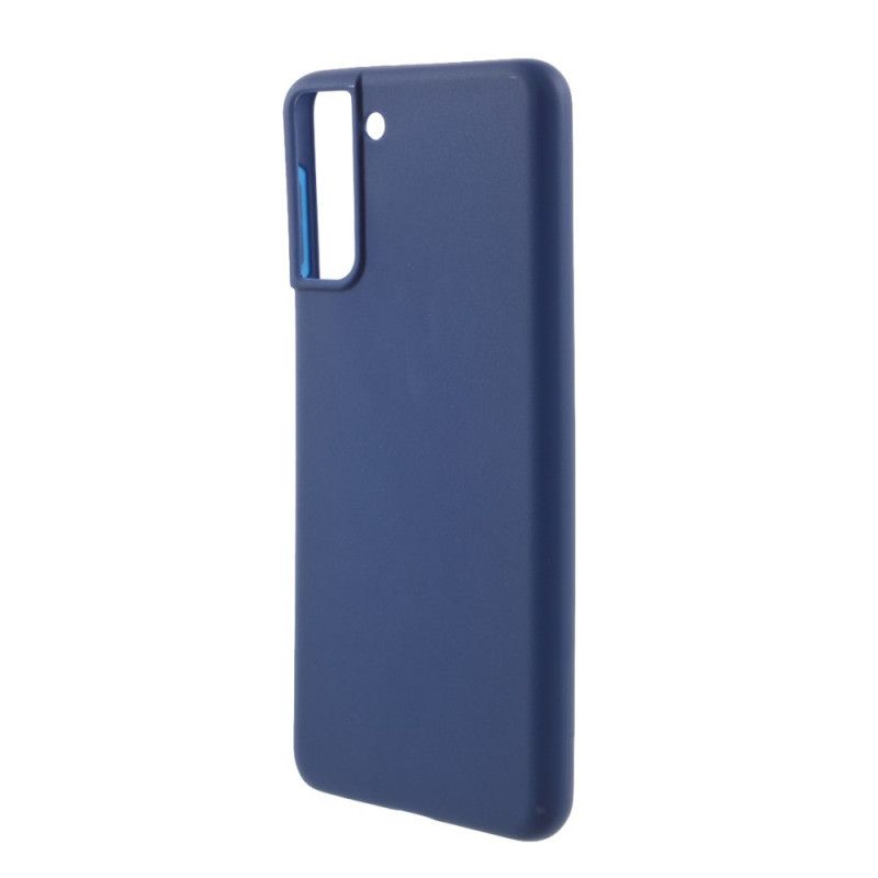 Cover for Samsung Galaxy S21 Plus 5G Sort Ensfarvet