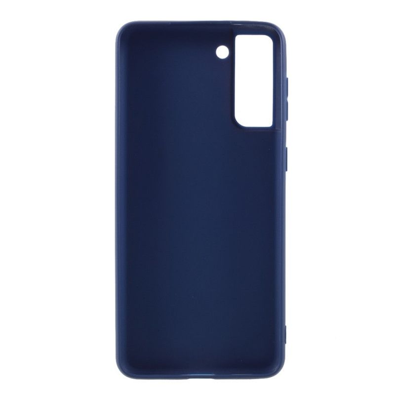 Cover for Samsung Galaxy S21 Plus 5G Sort Ensfarvet