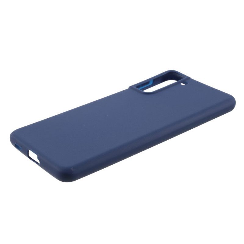 Cover for Samsung Galaxy S21 Plus 5G Sort Ensfarvet