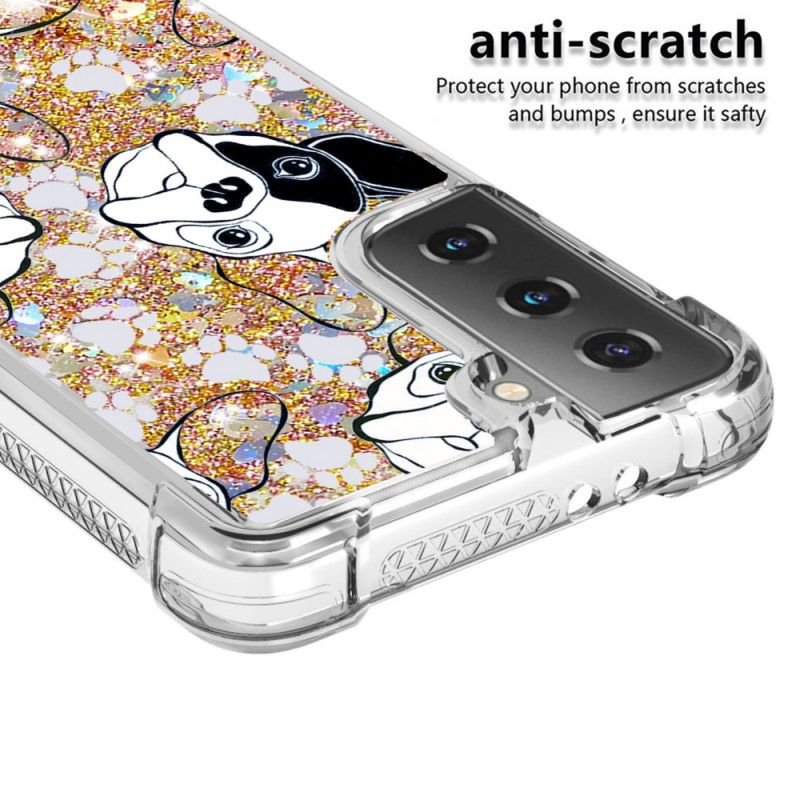 Cover Samsung Galaxy S21 Plus 5G Hr. Hund Glitter