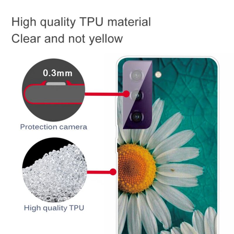 Cover Samsung Galaxy S21 Plus 5G Mobilcover Daisy