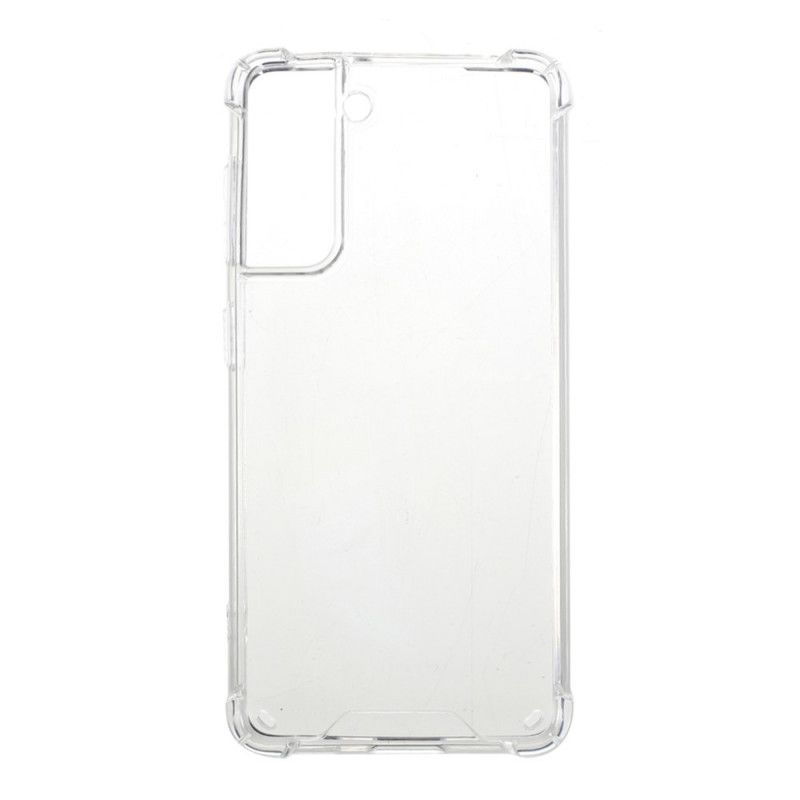 Cover Samsung Galaxy S21 Plus 5G Mobilcover Gennemsigtige Forstærkede Hjørner