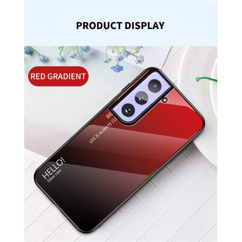 Cover Samsung Galaxy S21 Plus 5G Sort Hej Hærdet Glas