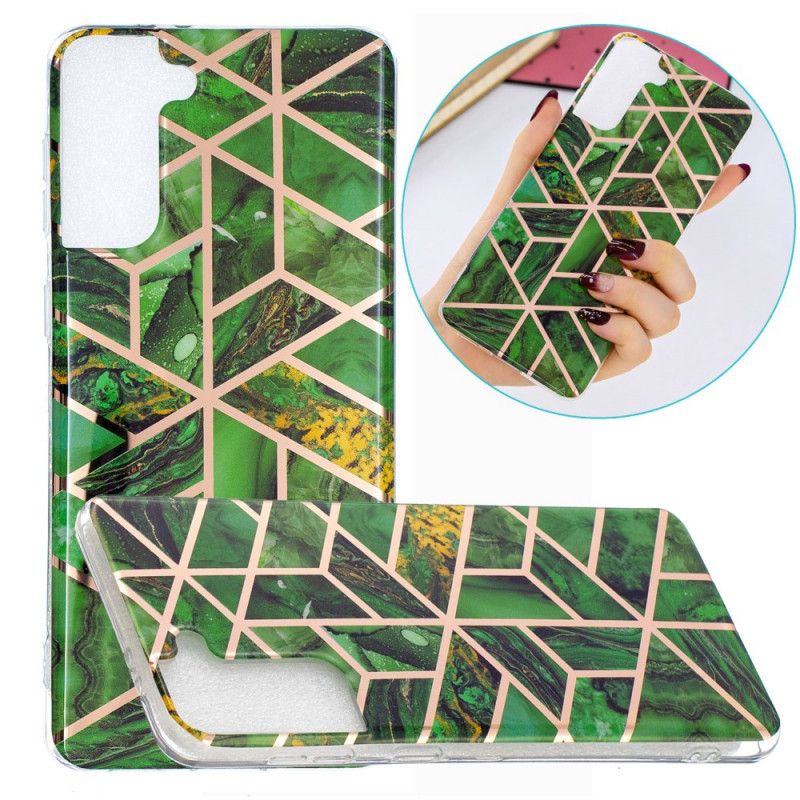 Cover Samsung Galaxy S21 Plus 5G Sort Ultra Designer Marmor