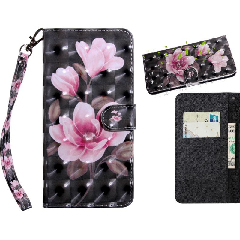 Flip Cover Læder Samsung Galaxy S21 Plus 5G Blomster Blomstrer