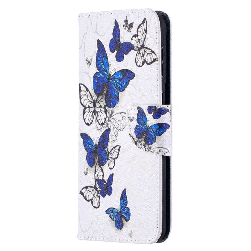 Flip Cover Samsung Galaxy S21 Plus 5G Hvid Vidunderlige Sommerfugle