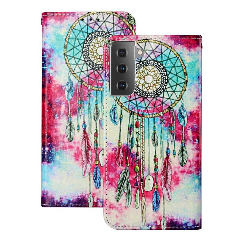 Flip Cover Samsung Galaxy S21 Plus 5G Mobilcover Dream Catcher-Stilen