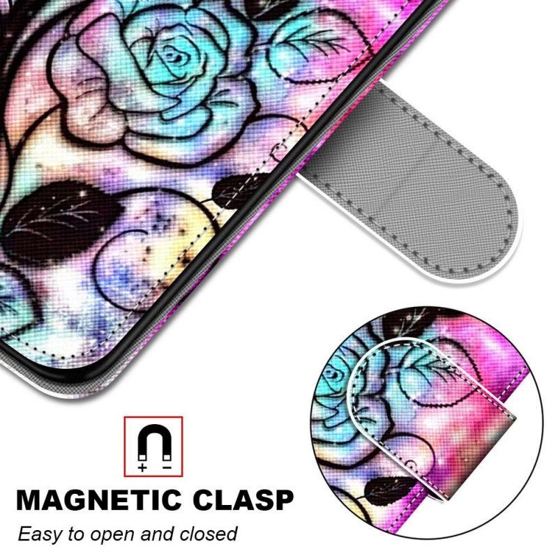 Flip Cover Samsung Galaxy S21 Plus 5G Mobilcover Neonblomster