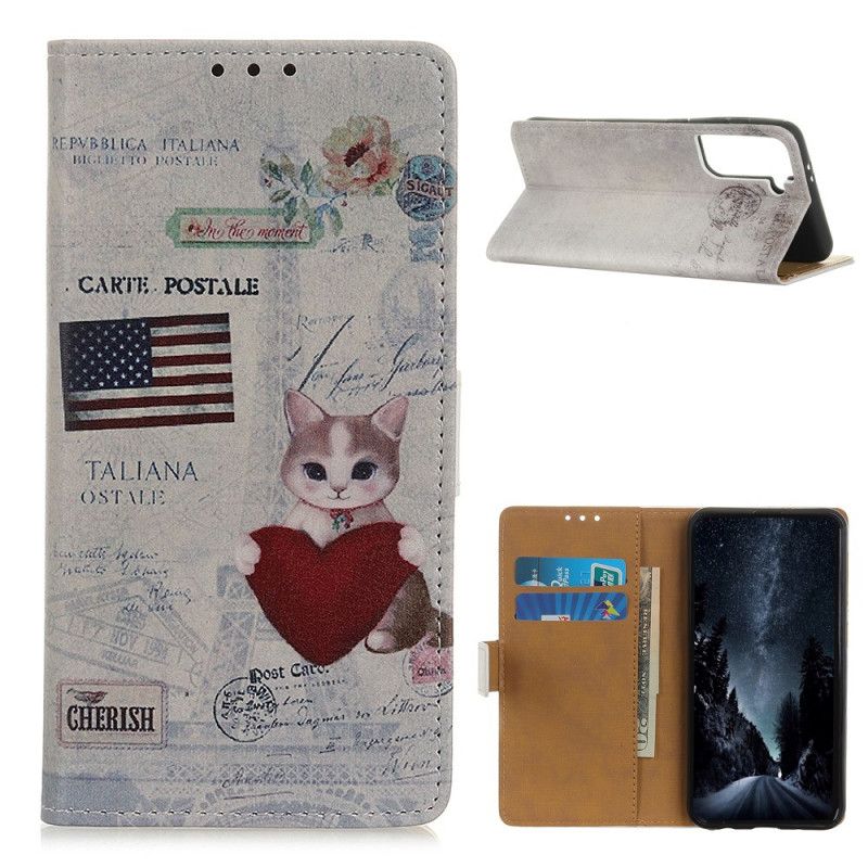 Flip Cover Samsung Galaxy S21 Plus 5G Mobilcover Rejser Kat