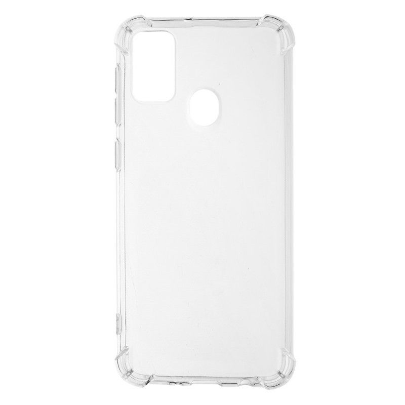 Cover Samsung Galaxy M21 Mobilcover Gennemsigtige Forstærkede Hjørner