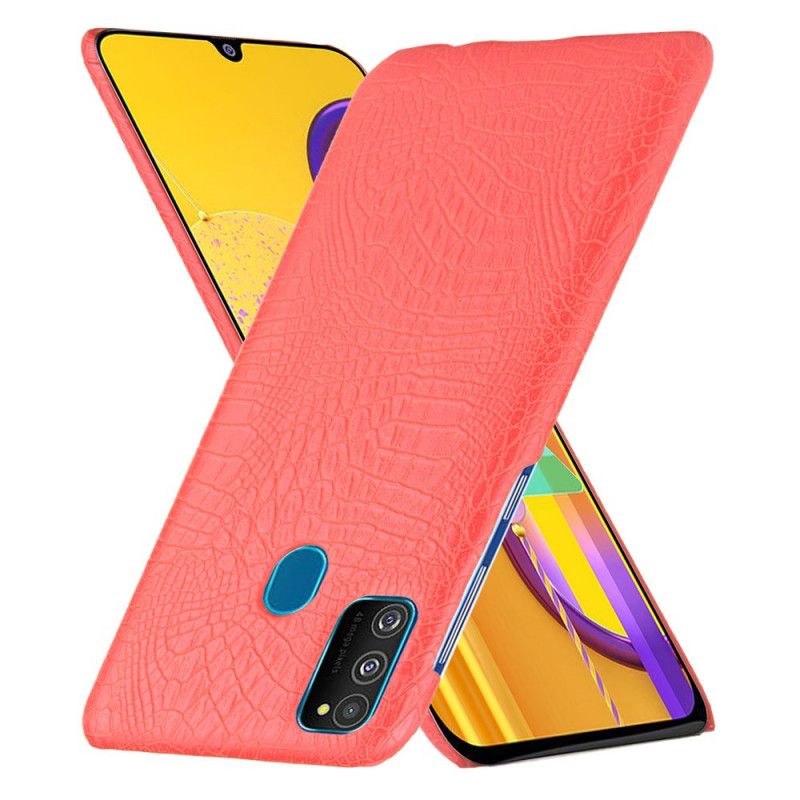 Cover Samsung Galaxy M21 Sort Krokodillehudeffekt Beskyttelse