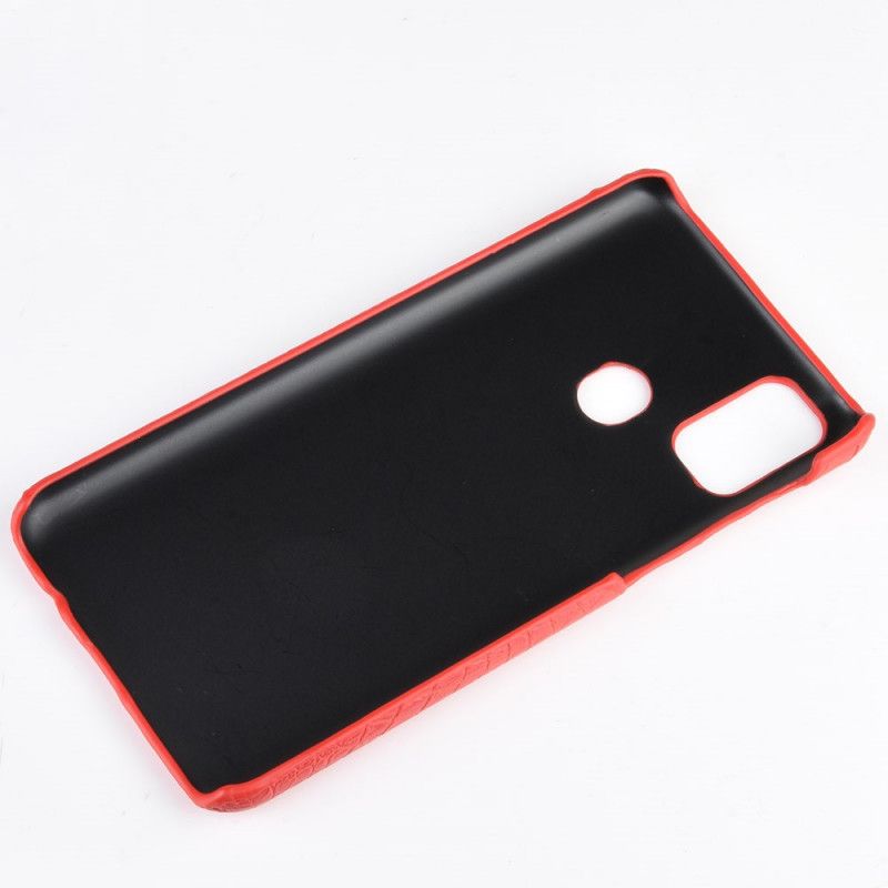 Cover Samsung Galaxy M21 Sort Krokodillehudeffekt Beskyttelse