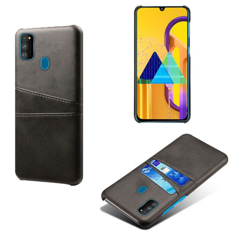 Cover Samsung Galaxy M21 Sort Mobilcover Kortholder