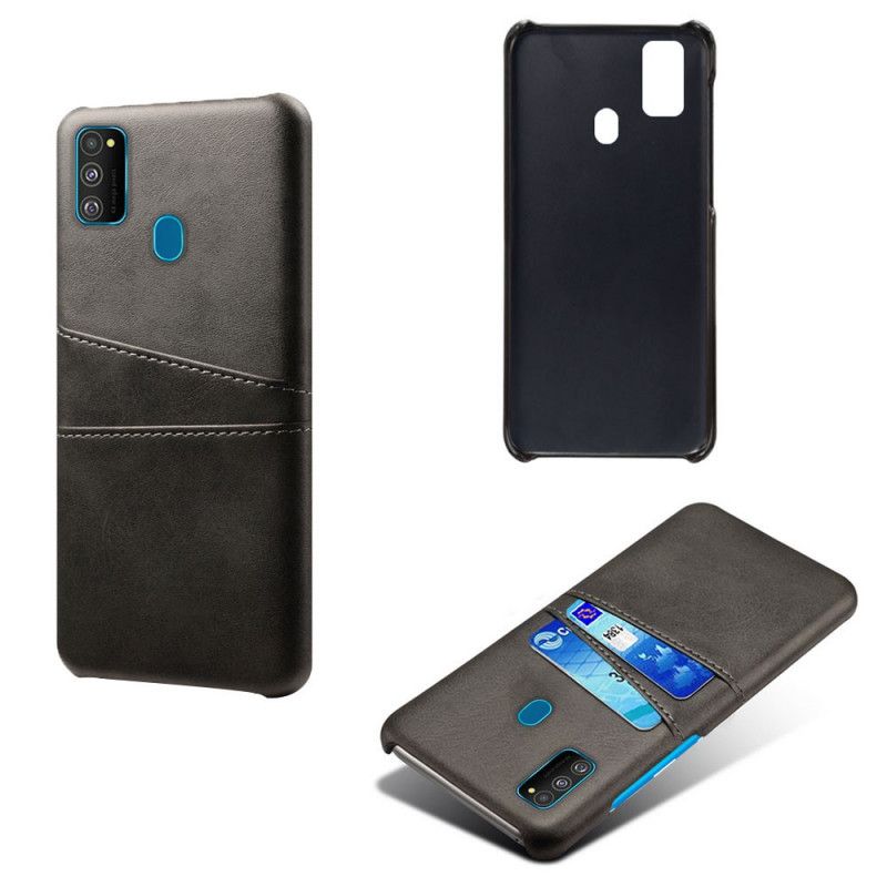 Cover Samsung Galaxy M21 Sort Mobilcover Kortholder