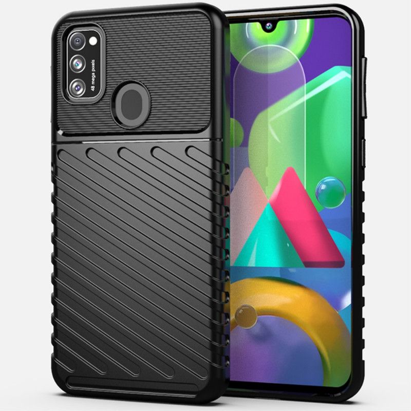 Cover Samsung Galaxy M21 Sort Torden Serie