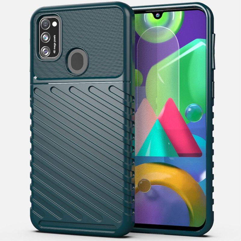 Cover Samsung Galaxy M21 Sort Torden Serie