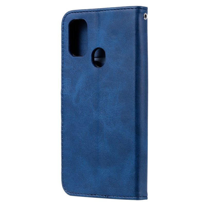 Flip Cover Læder for Samsung Galaxy M21 Sort Vintage Møntpung