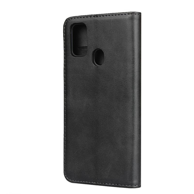 Læder Cover Samsung Galaxy M21 Sort Elegant Split Læder