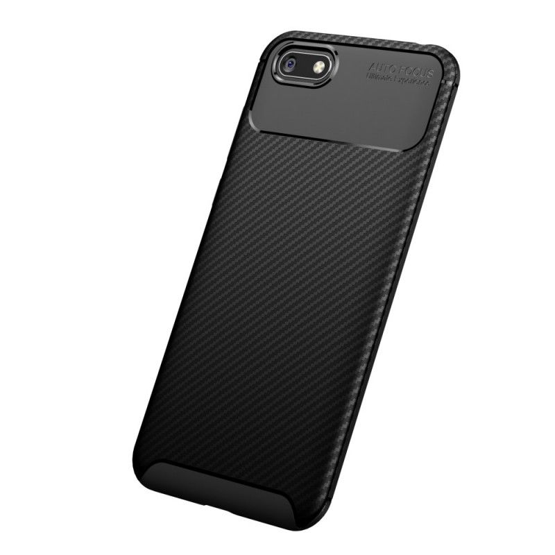 Cover Huawei Y5 2018 Fleksibel Kulfibertekstur