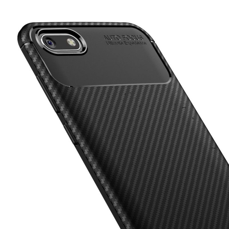 Cover Huawei Y5 2018 Fleksibel Kulfibertekstur