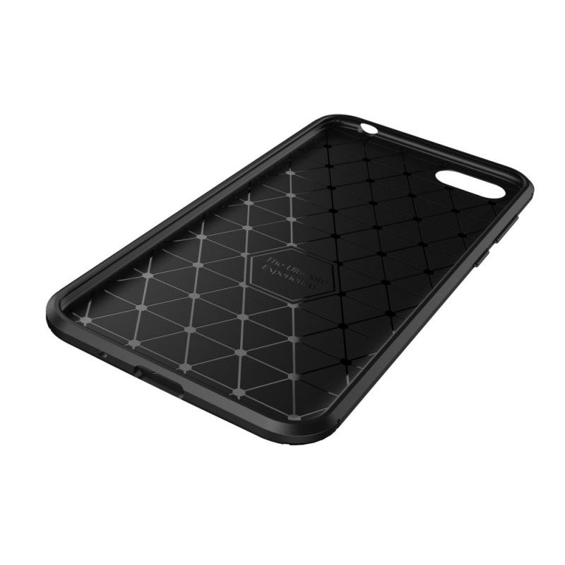 Cover Huawei Y5 2018 Fleksibel Kulfibertekstur