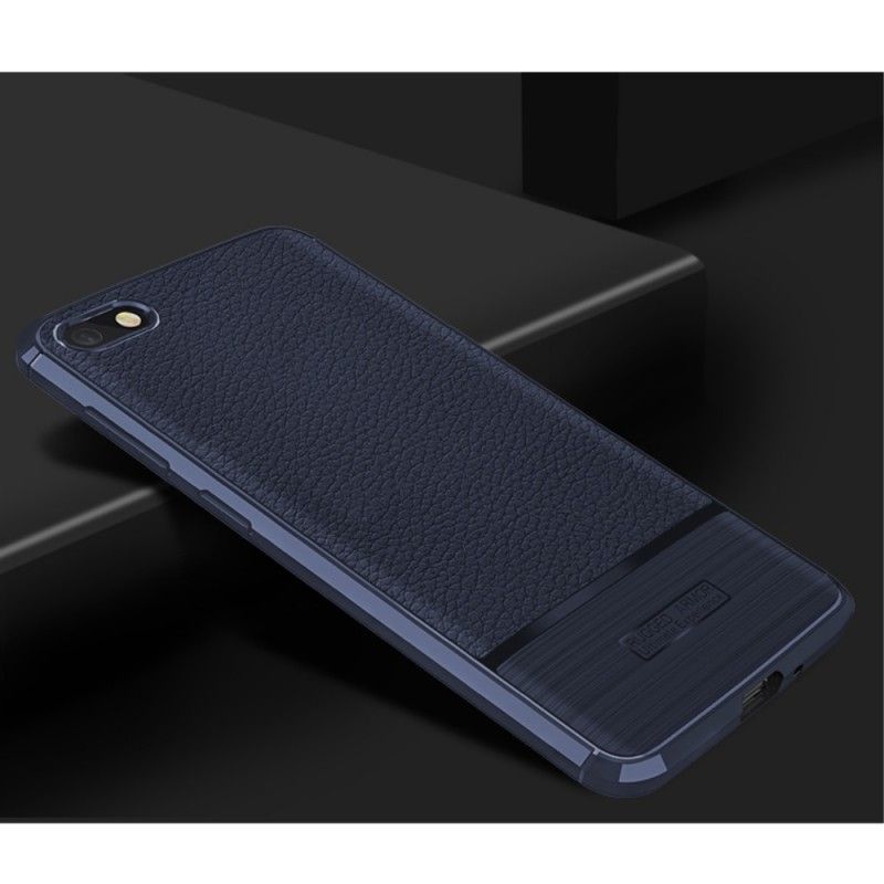 Cover Huawei Y5 2018 Mobilcover Lychee Imiteret Læder