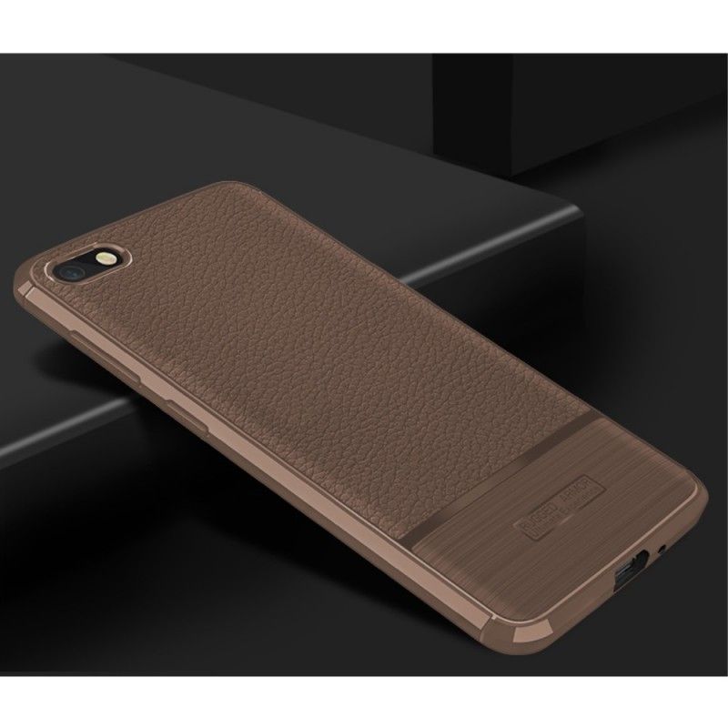 Cover Huawei Y5 2018 Mobilcover Lychee Imiteret Læder