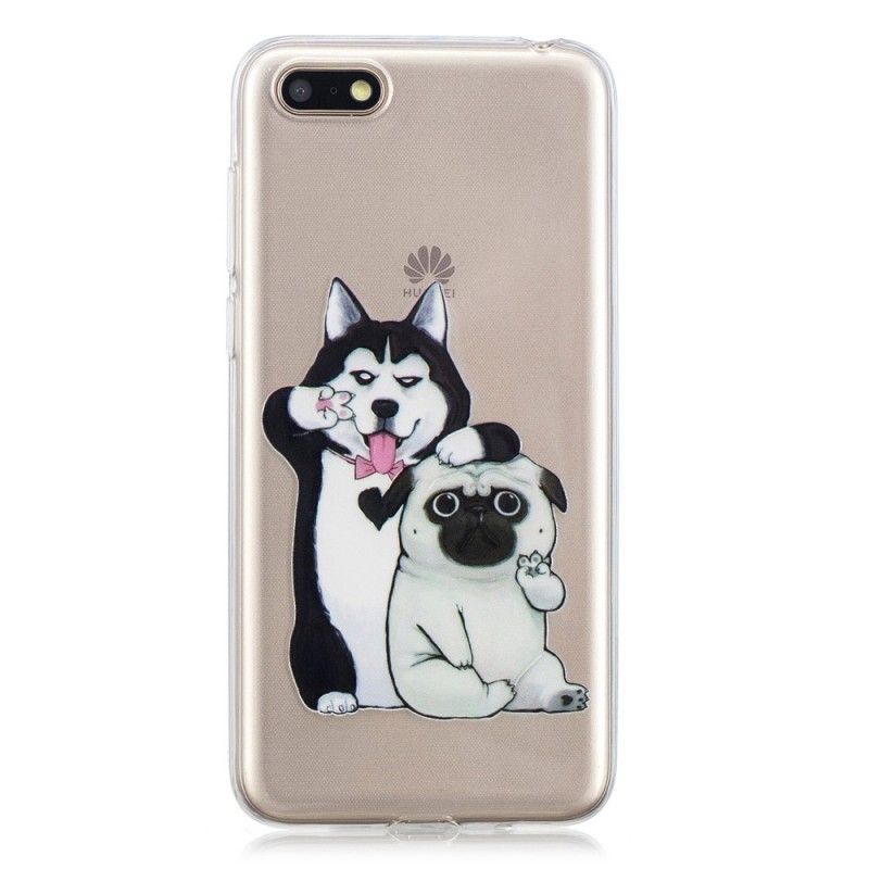 Cover Huawei Y5 2018 Sjove Hunde