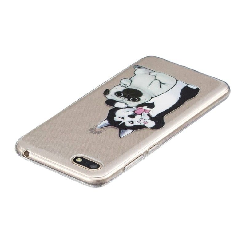 Cover Huawei Y5 2018 Sjove Hunde