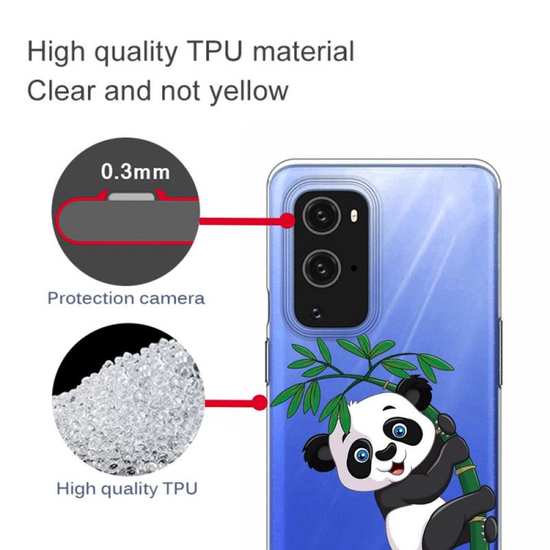 Cover for OnePlus 9 Panda På Bambus