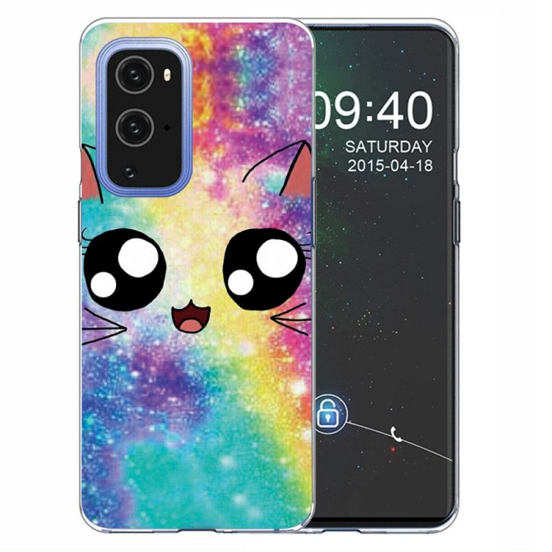 Cover for OnePlus 9 Sort Tegneseriekat