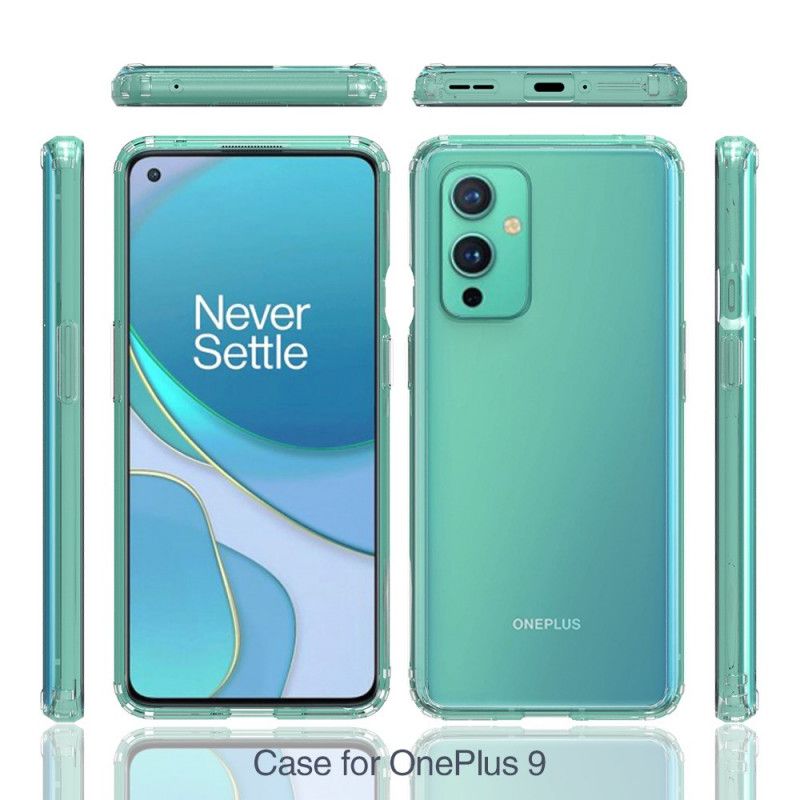 Cover OnePlus 9 Gennemsigtig Hybrid Design