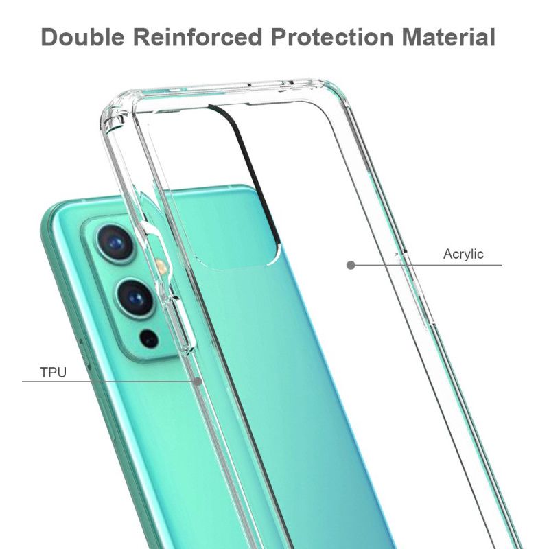 Cover OnePlus 9 Gennemsigtig Hybrid Design