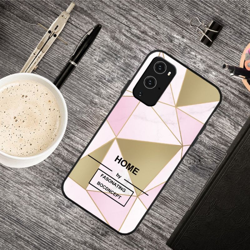 Cover OnePlus 9 Hvid Stiliseret Marmor Beskyttelse