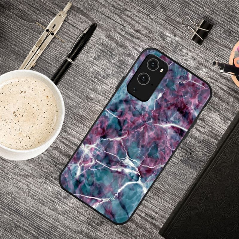 Cover OnePlus 9 Mobilcover Lilla Marmor