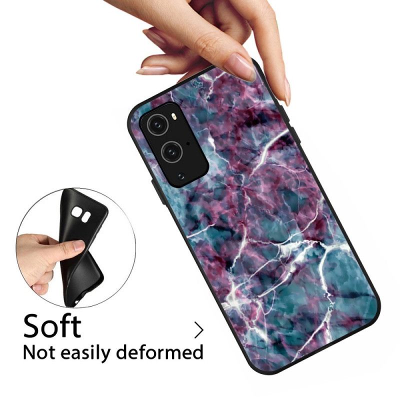 Cover OnePlus 9 Mobilcover Lilla Marmor