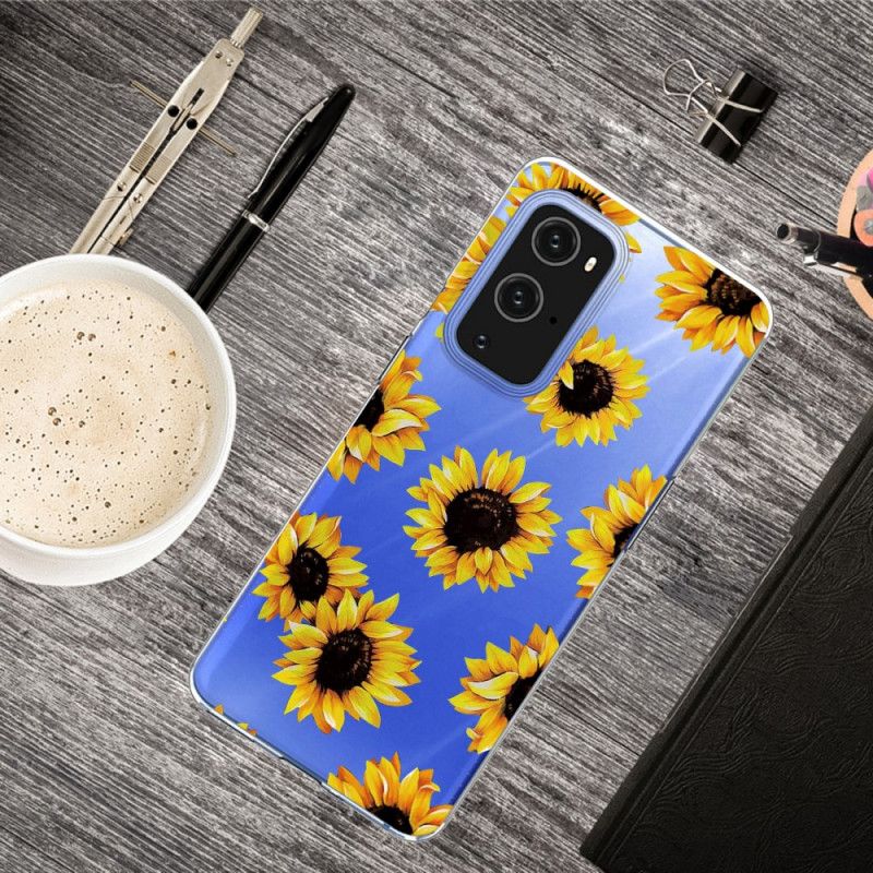 Cover OnePlus 9 Solsikker