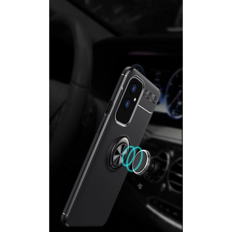 Cover OnePlus 9 Sort Mobilcover Roterende Ring