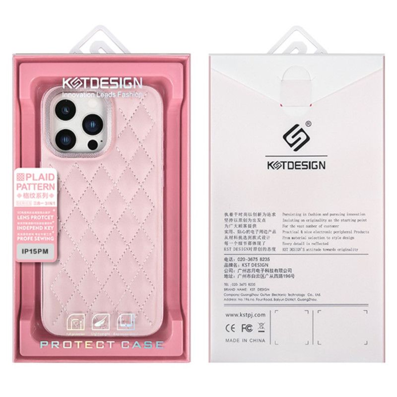 Cover iPhone 16 Pro Quiltet Kst Design