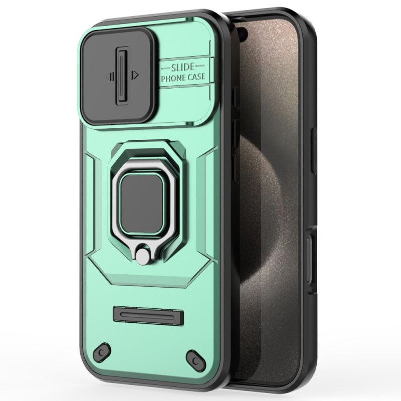 Cover iPhone 16 Pro Ringbestandig Glidende Linsebeskyttelse