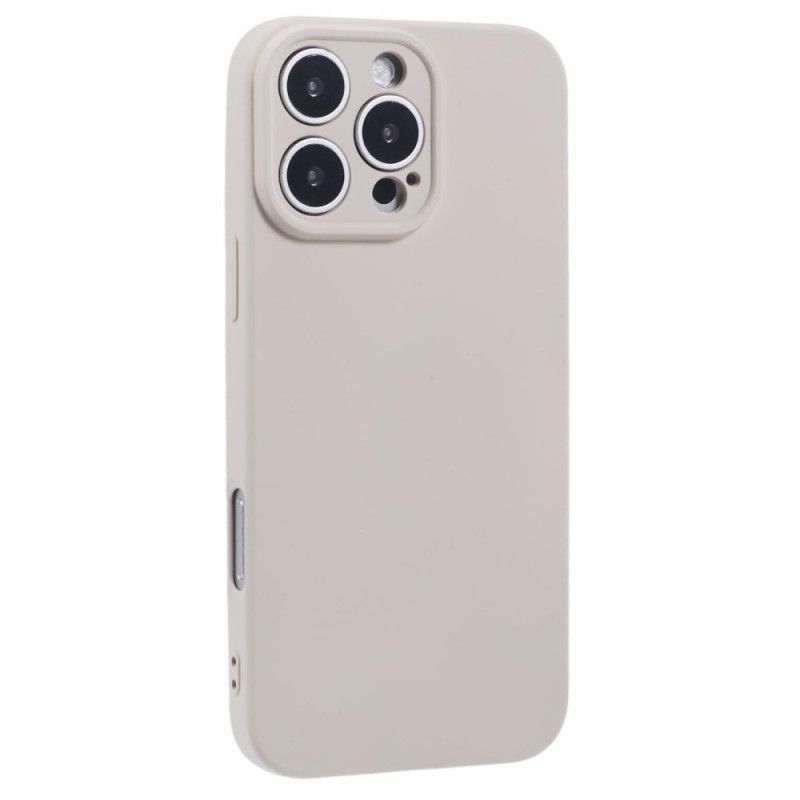 Cover iPhone 16 Pro Telefon Etui Silikone Med Fiberfor