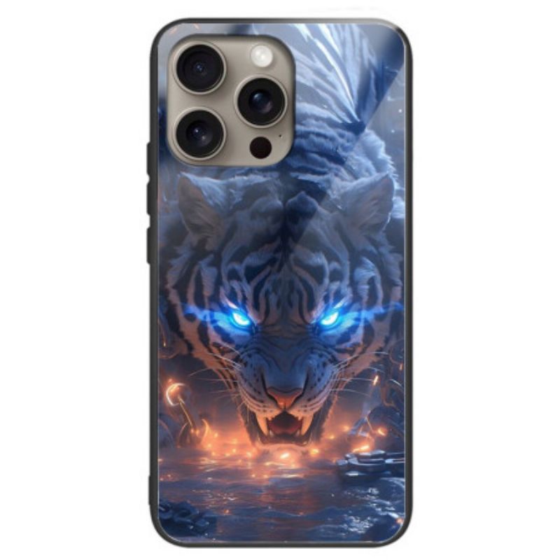 Cover iPhone 16 Pro Tiger Hærdet Glas