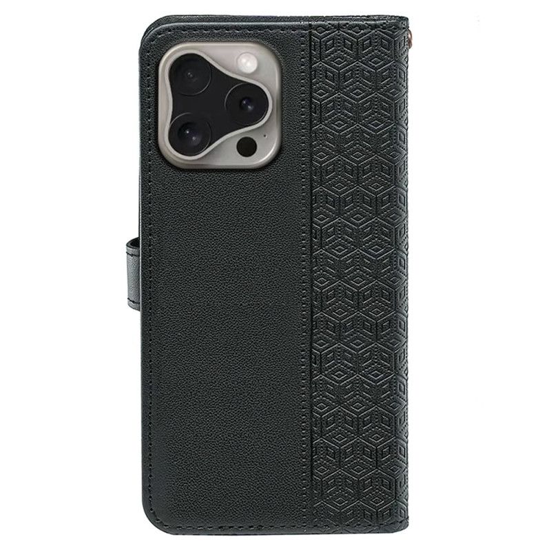 Flip Cover iPhone 16 Pro Kubikgitter