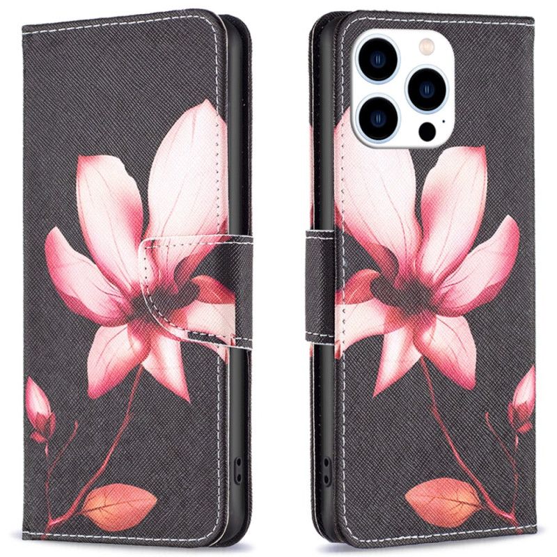 Flip Cover iPhone 16 Pro Lotus