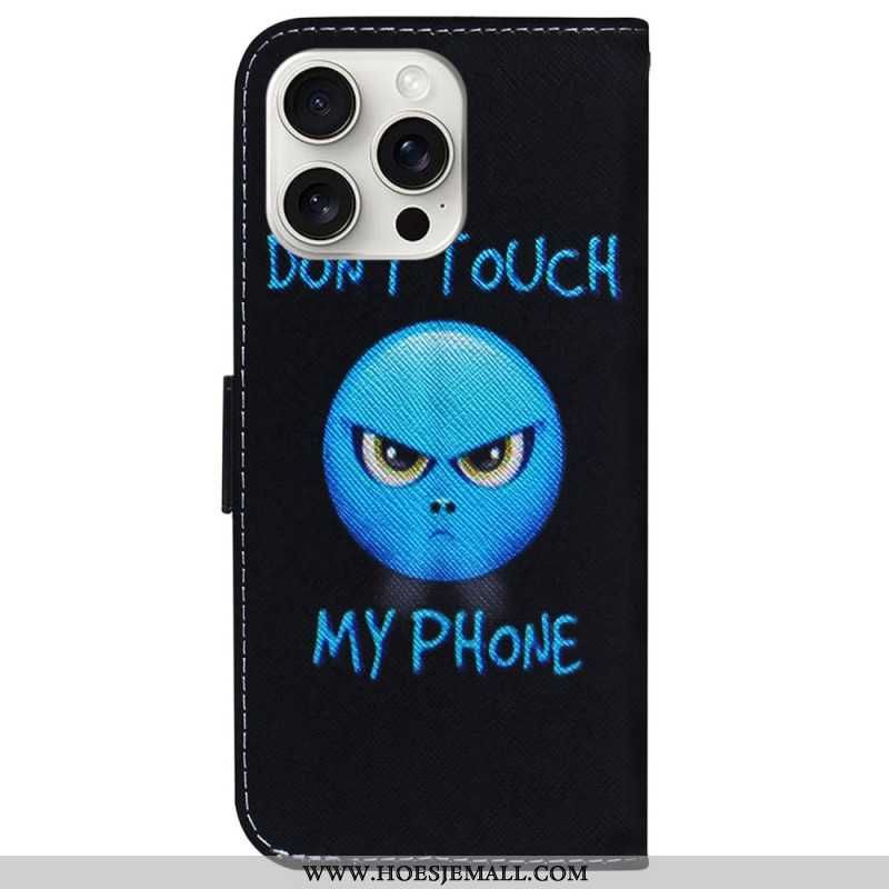 Flip Cover iPhone 16 Pro Telefon Emoji