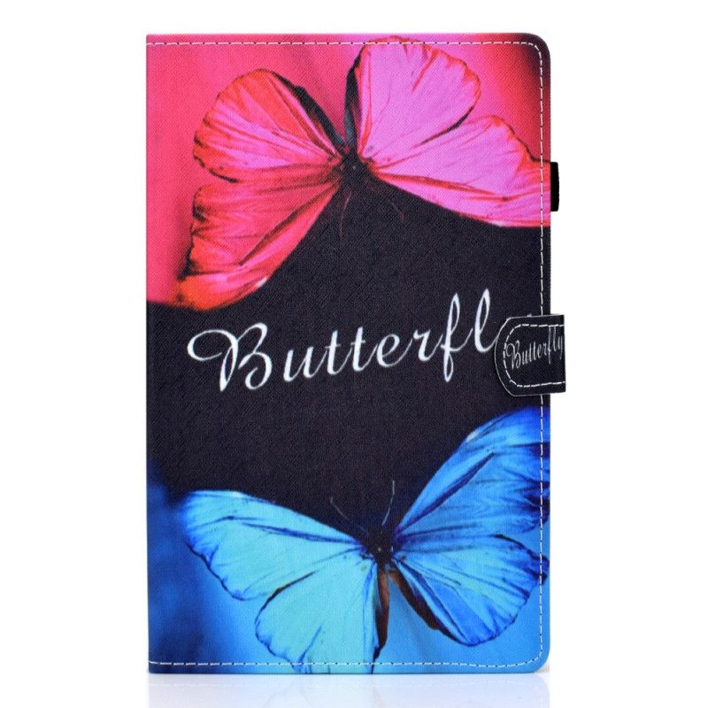 Flip Cover Læder for Huawei MatePad T 8 Butterflly